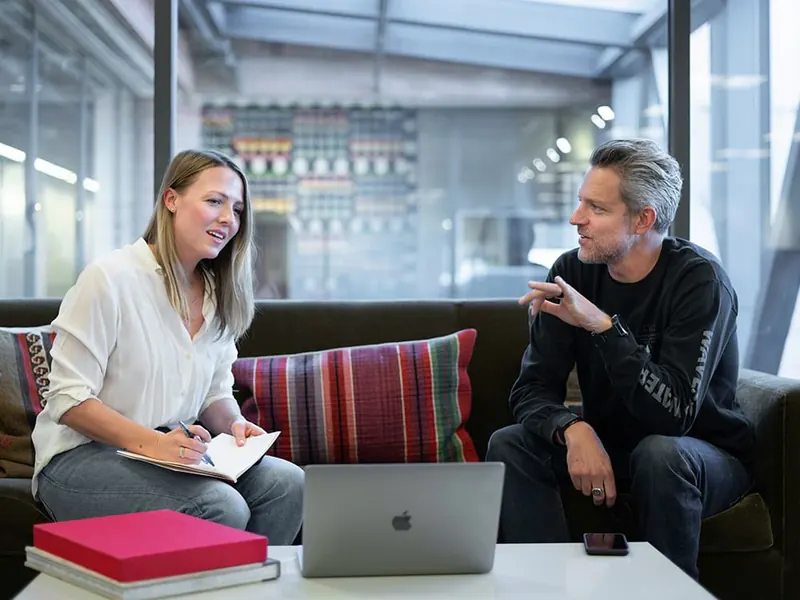 Kennismakingsgesprek tussen een boekhouder en een ondernemer